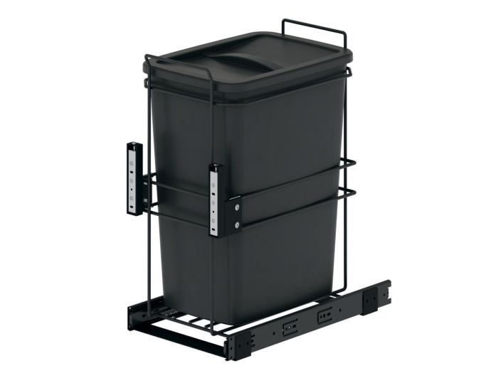 Ведро для мусора 300 мм 35 л крепл к фасаду с дов. (263x475x525 мм) S-2591-A, Starax 