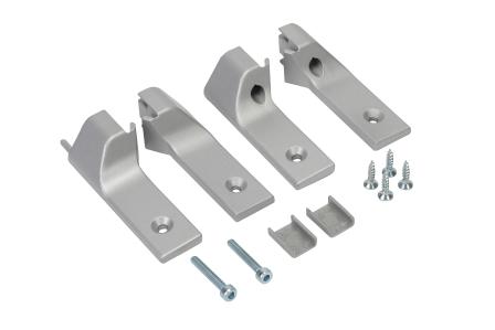 Полкодержатель для полок замак, алюминий STILOS (Италия) (компл.-2шт)