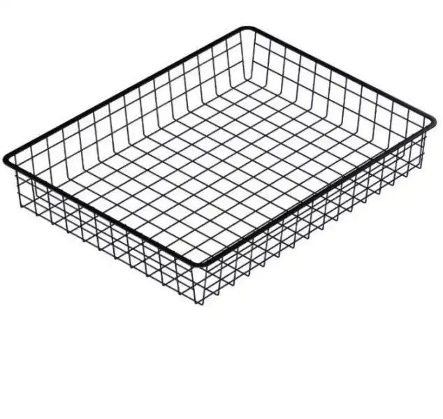 Сетчатая корзина 500*150*480 черная (комплект с ролик.направляющ) SIBO