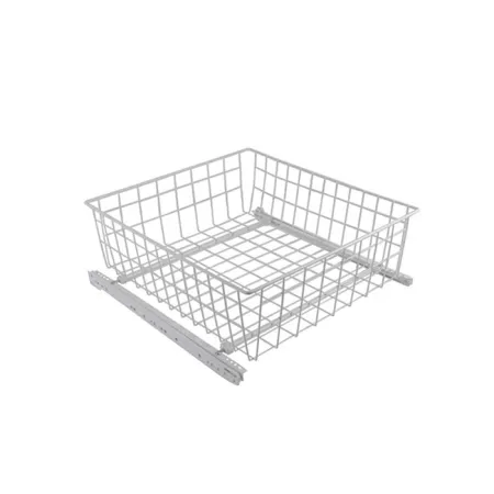 Сетчатая корзина 500*150*480 серебро(комплект с ролик.направляющ) SIBO