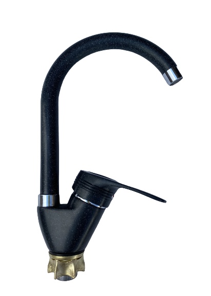 Смеситель 27 Черный антрацит (Обсидиан) АЛЬФА