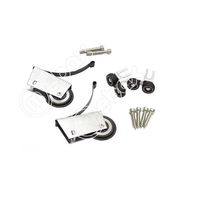 Комплект роликов для ручки Н Мебакс 37,5мм ( 2 верх+2 нижн+6 винтов)