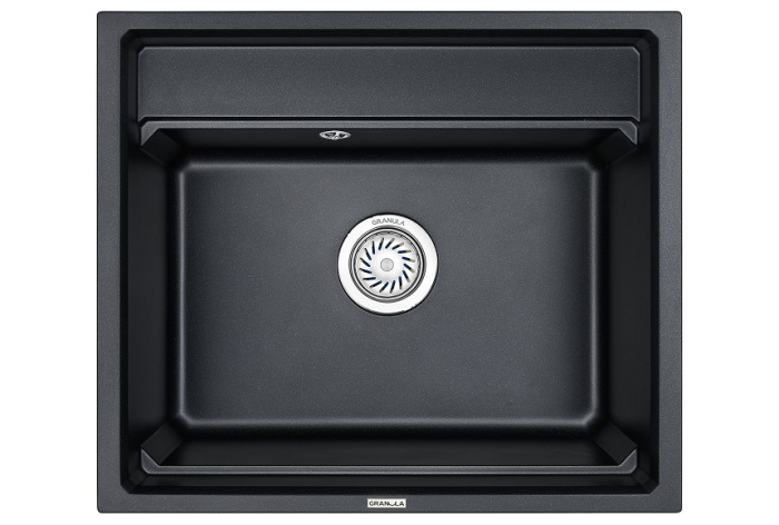 Мойка 600*510 Granula KS-6003 кварц ШВАРЦ + дозатор и ролл-мат