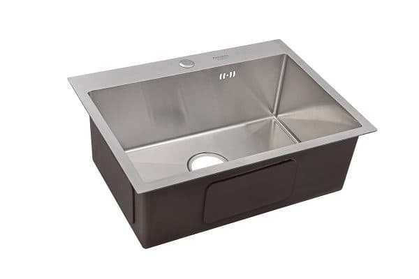 Мойка 600*450*230мм (3мм толщ.) Сатин Браш + коландер с отверстием под смеситель МП