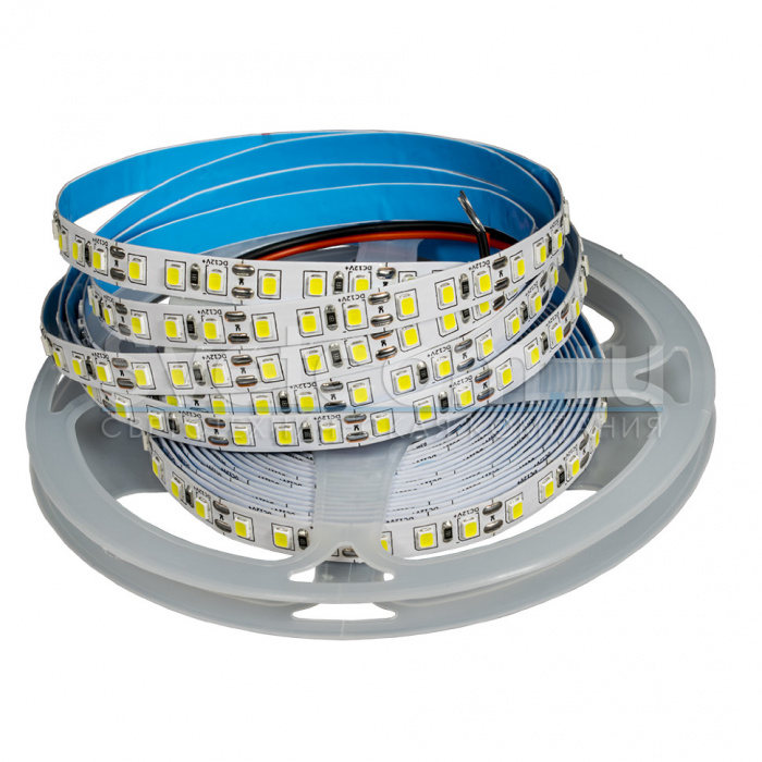Лента светодиодная L 5м, ширина 8мм, 120 LED,  12 В, нейтральный белый 4500К