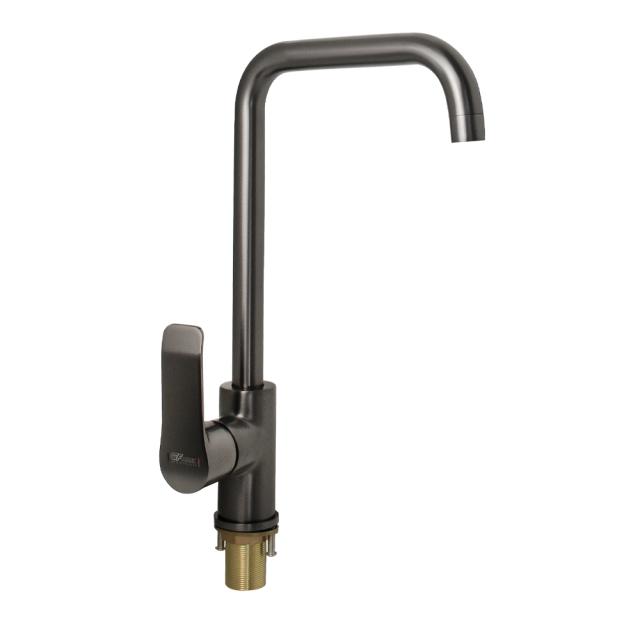 Смеситель для кухни с J изливом GF MARK Титан (вывод