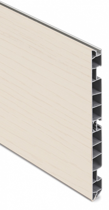 Цоколь Клен пластиковый h=100мм/4м SCLIM