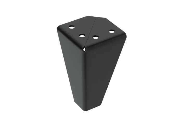 Опора для мебели 034 H95мм черный матовый MetaLine (30)