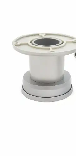 Опора рег пластик Н 60 10 металлик (круглая) уп.120