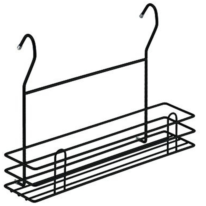 Полка под специи  черный матовый
