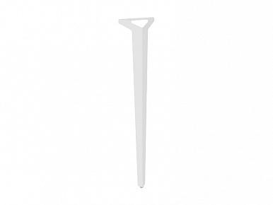 Опора 720мм для столешницы Бета белая регулируемая, пр-во Россия