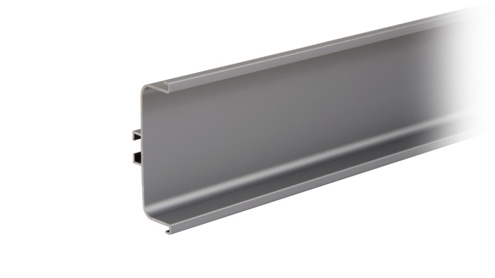 Ручка-профиль GOLA горизонтальный С-обр 4,1м, Серый BOYARD (10)