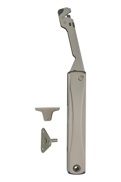 Мех-зм подъема двери 327, высота фасада 400-500мм, нагрузка 4,5-6 кг.,никель JET