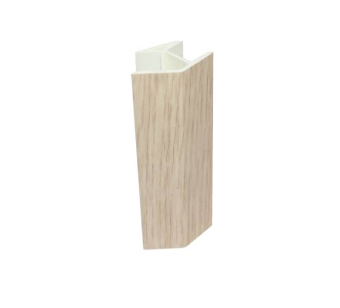 Угол для цоколя 90гр Дуб Млечный Н100мм(пр-во Россия)