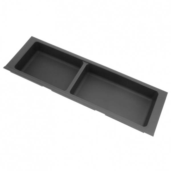 Лоток для ложек и вилок 157*430*45 BOYARD, 2 отдела, антрацит