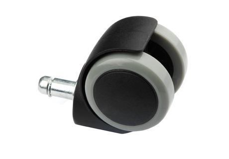 Опора колесная Д=50мм, без тормоза, со штифтом, черная BOYARD (40) ВЫВОД!