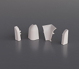 Комплект для плинтуса TwinС 01/White