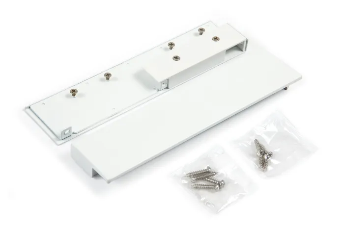 Держатель передней стенки СТАРТ высокого внутреннего с прямыми боковинами, белый BOYARD (20)