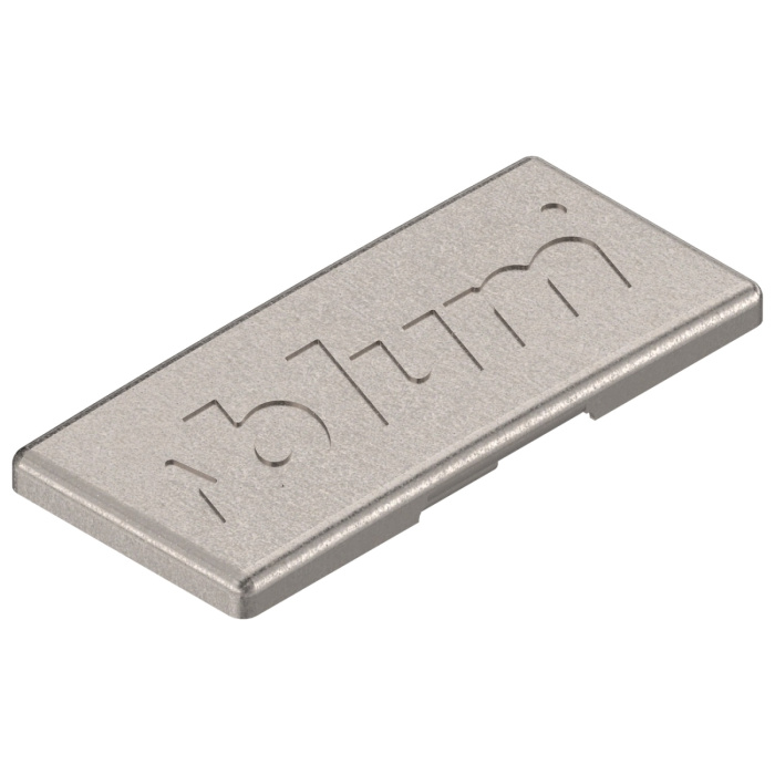 Заглушка декоративная на плечо петли с логотипом 70.4503.BP BLUM 