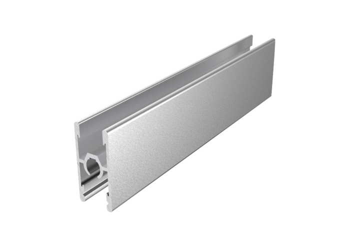 АЛ Хром матовый профиль двусторонний со стяжкой 5,9м ELEPHANT