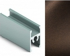 АЛ Матовая бронза Рамка средняя под винт 5,8 м Light МП