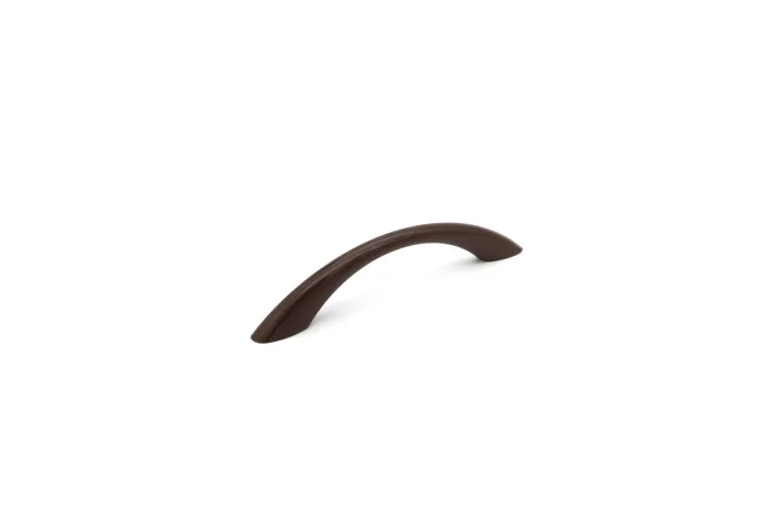 Ручка-скоба Пластик Дельфин коричневая 96мм (25)