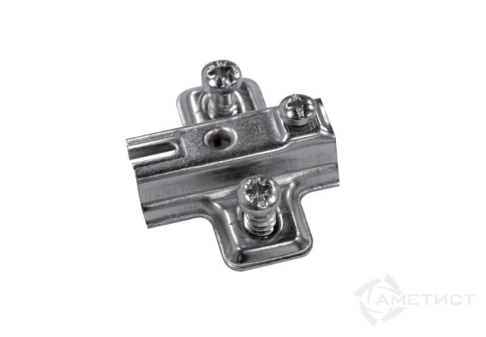 932B Монтажная планка петли с еврошурупами Н0мм JET( к петле 303, 310)