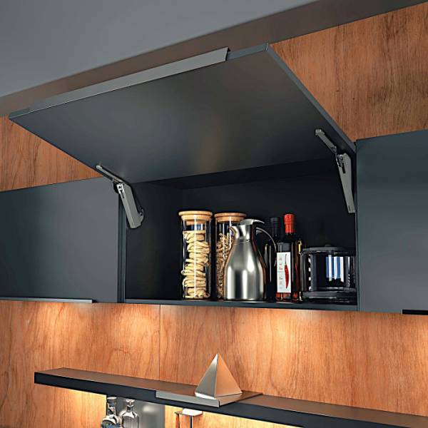 Мех-зм подъема FREE Space серия F, серый/никель (225-650) 4.6-19.1кг лев+прав