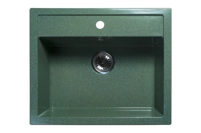 Мойка 610*500 квадратная 011 Мокрый асфальт (Карелия)