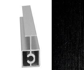 АЛ Черный БРАШ Рамка средняя 6м (к узкой системе) KP-341P