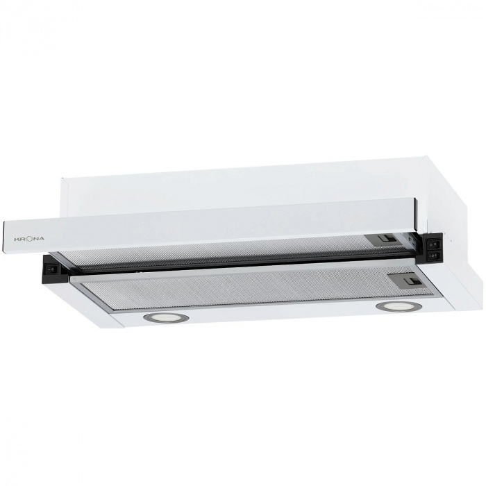 Вытяжка KAMILLA T 600 white (2 мотора) 1000 м3/ч KRONA