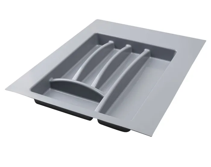 Лоток для ложек и вилок 400 мм серый, Union Plast (Италия)