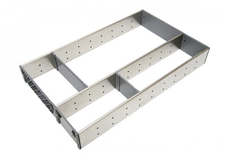 Лоток для столовых приборов нерж сталь (290*422мм) BOYARD