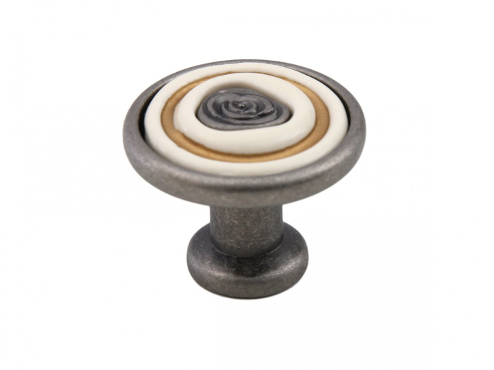 Ручка-кнопка 108 BAZ.4/W  BOYARD (50)