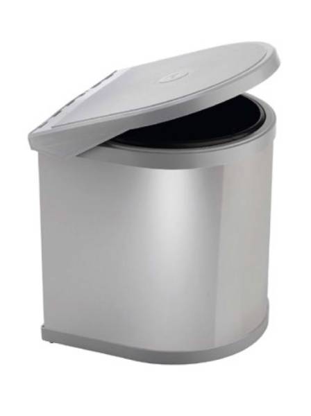 Ведро для мусора 400мм односекционное. 10л нерж сталь