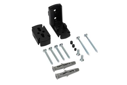 Угловое соединение 90*  замак, черный STILOS Италия