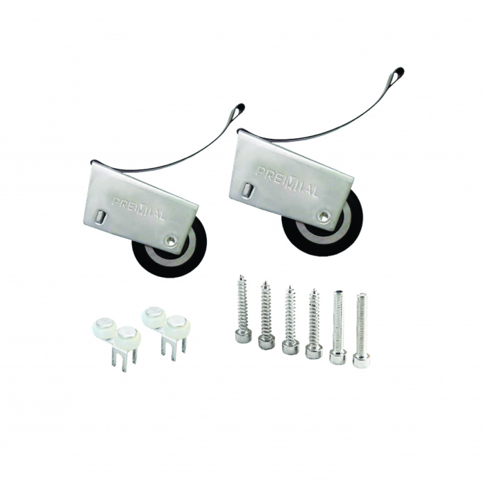 Комплект роликов для ручки С PREMIAL серые 37,5мм (2 верх+2 нижн+6)