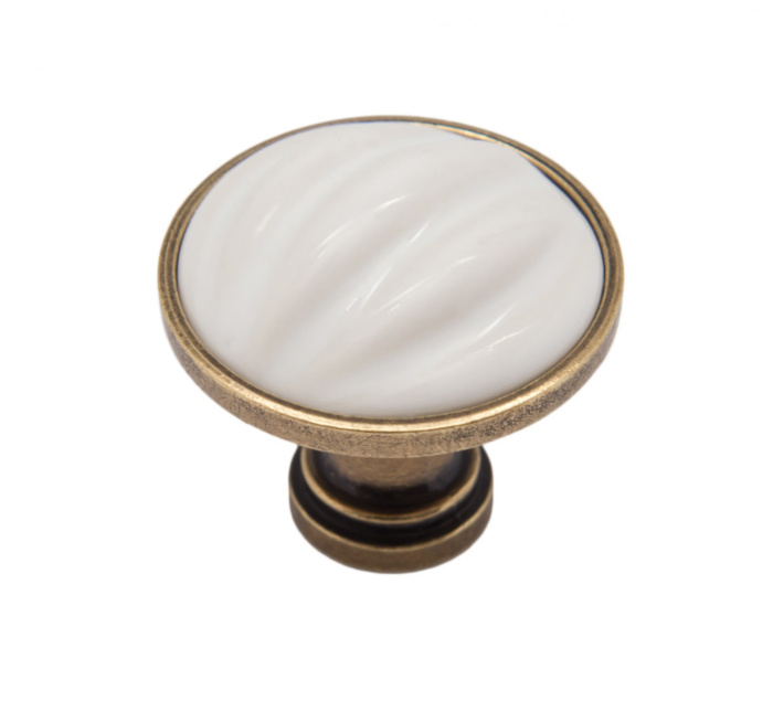 Ручка-кнопка 121AB.4/W BOYARD (30)