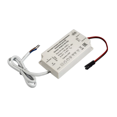 Блок питания для светодиодной ленты 220V/12В IP44 36W пластик.корпус