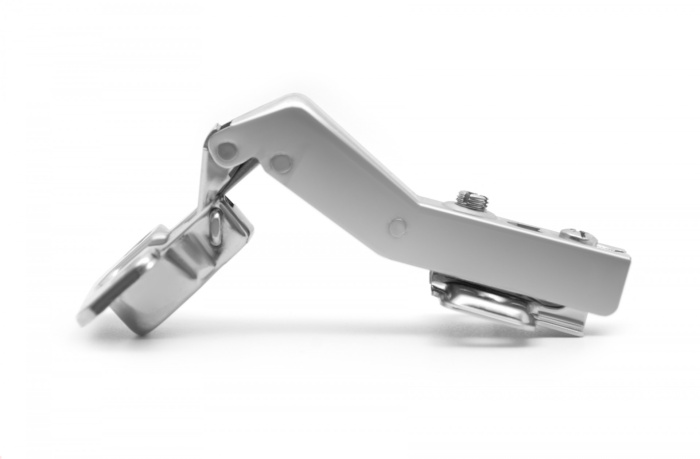 Петля угловая c доводчиком 45* Slide-On 4501С (102гр) с планкой (100)