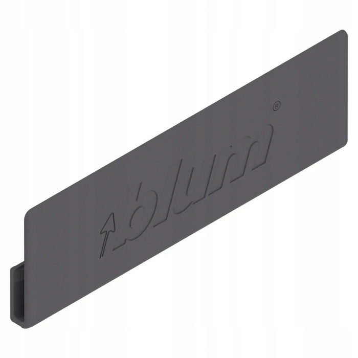 Заглушка прямоугольная MERIVOBOX д/царги с логотипом ABD.1000 серый орион BLUM