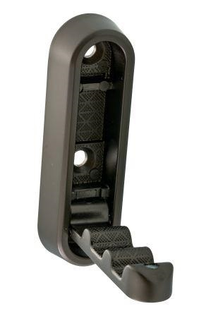 261Z.GFWS Крючок мебельный однорожновый, графит JET