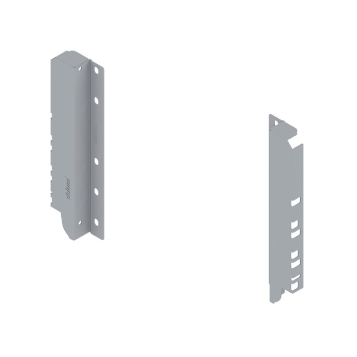 Держатель задней стенки из ДСП TANDEMBOX Н=199мм (D) левый правый серый Z30D000S HO-R BLUM
