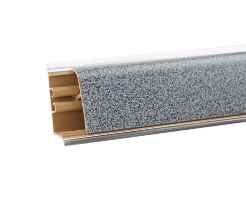 Плинтус Асфальт (антрацит) 3,0м KORNER