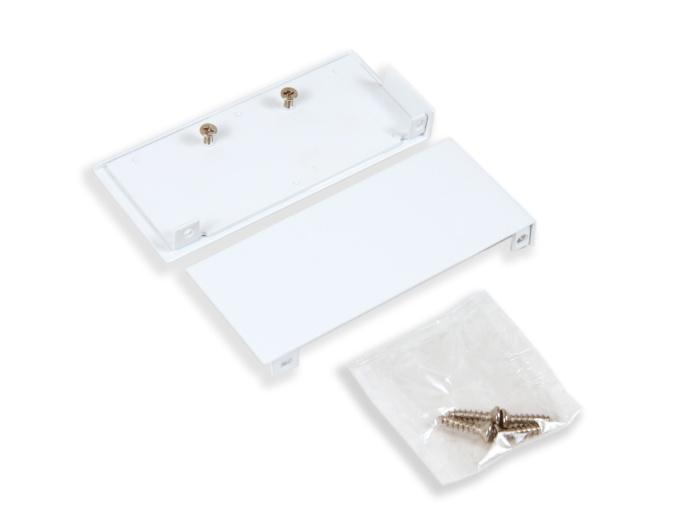 Держатель перед.стенки станд. ящика с прямыми боковинами, белый BOYARD