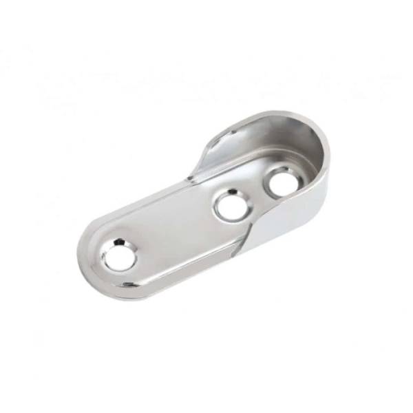 Штангодержатель для овальной трубы никель литой, пр-во Китай