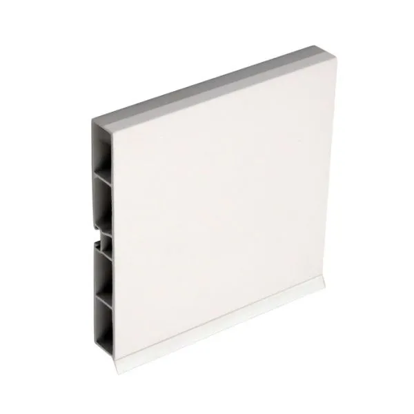 Цоколь Белый Матовый пластиковый h=100мм/4м