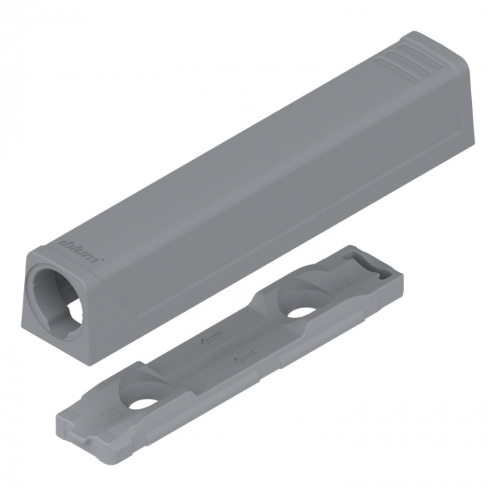 TIP-ON держатель для дверей платиново-серый длинный 956A1201TIP BLUM