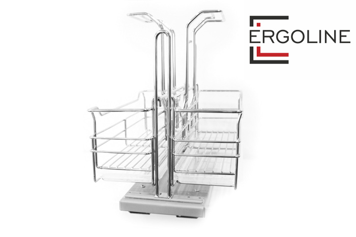 Корзина 350 нижнее крепл. под мойку  напр скр. монт. TWIN, BOYARD ВЫВ