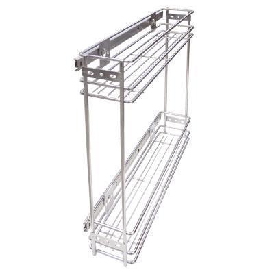 Корзина 150 боков. крепл. 2-х ярусн. шарик. напр. полн. выдв. с дов.  лев/прав  Китай